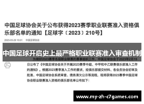 中国足球开启史上最严格职业联赛准入审查机制 中国足球开启史上最严格职业联赛准入审查机制